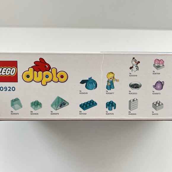 Lego Duplo Frozen Disney 10920 Elsa and Olaf's Tea Party Complete W/ Box & Book - Picture 10 of 12